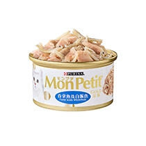 貓倍麗®嚴選金罐鮮嫩鮪魚銀魚（吞拿魚及白飯魚） 