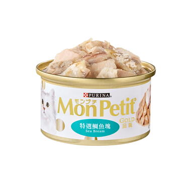 貓倍麗®嚴選金罐極品鮪魚真鯛（特選鯛魚塊）